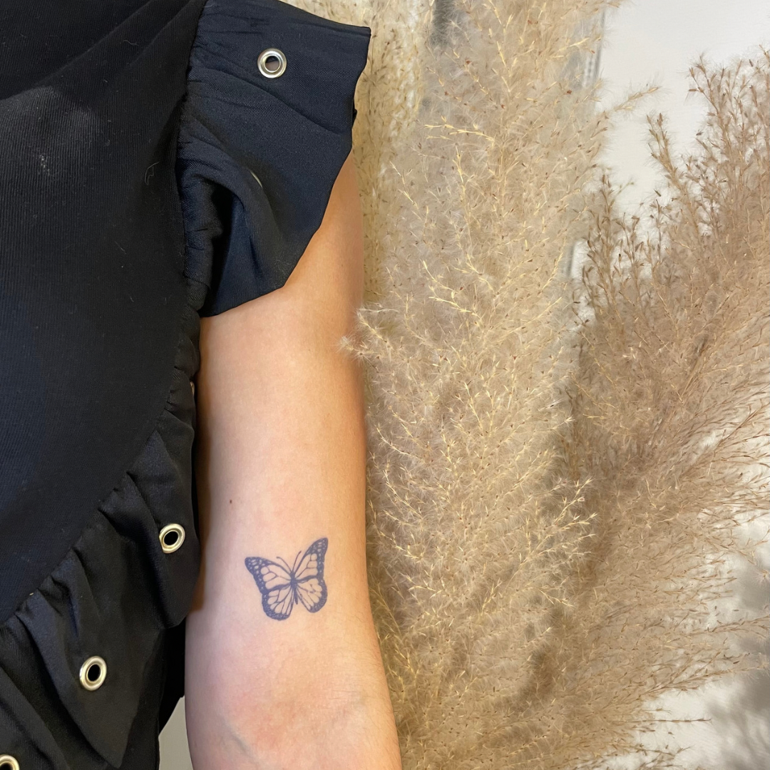 Tymczasowy tatuaż motyla