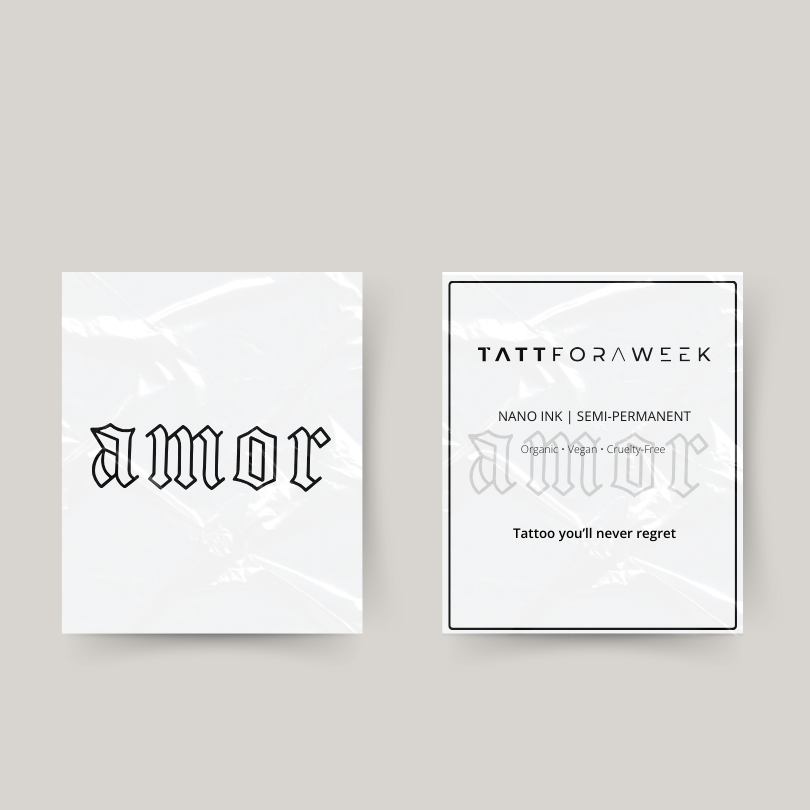 Tymczasowy tatuaż amor ||