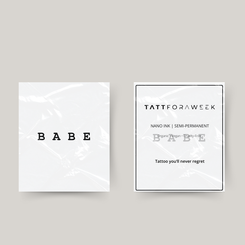 Tymczasowy tatuaż babe