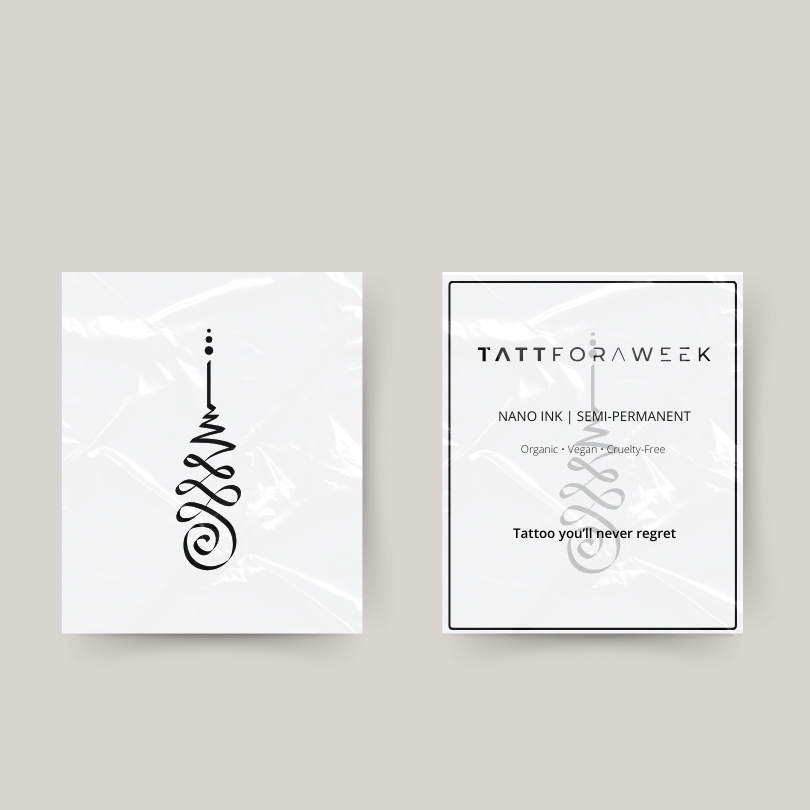 Tymczasowy tatuaż symbol buddyzmu