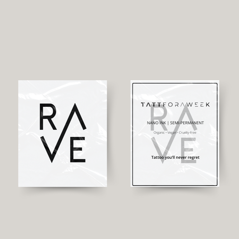 Tymczasowy tatuaż rave