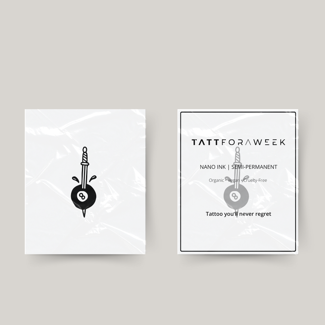 Tymczasowy tatuaż 8 slay