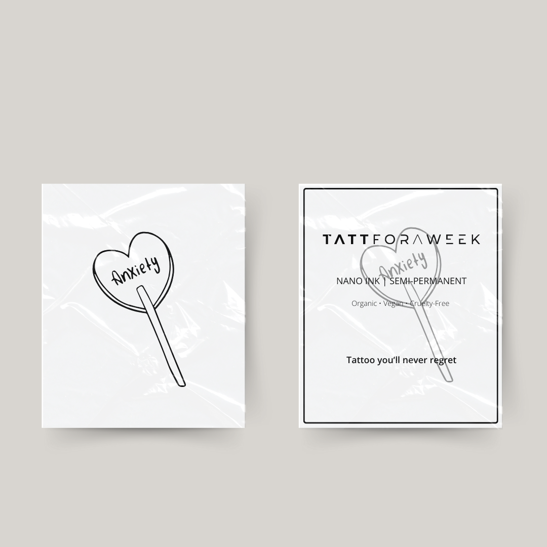 Tymczasowy tatuaż lękowy