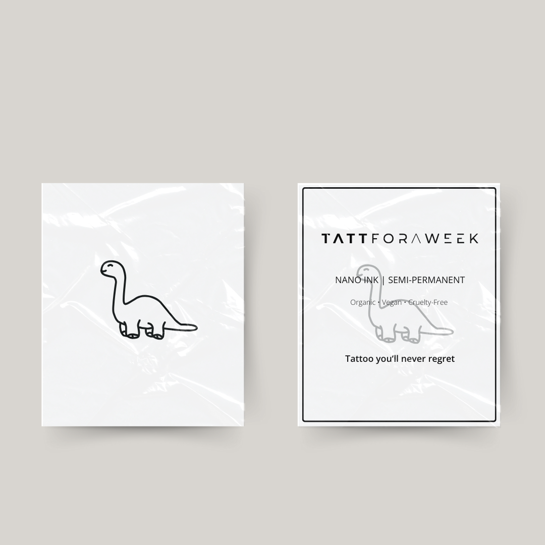 Tymczasowy tatuaż dinozaur