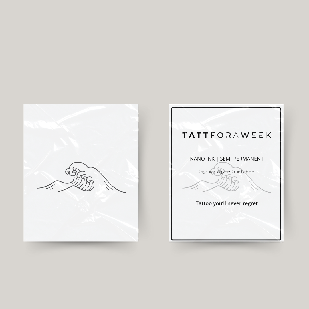 Tymczasowe fale tatuażu