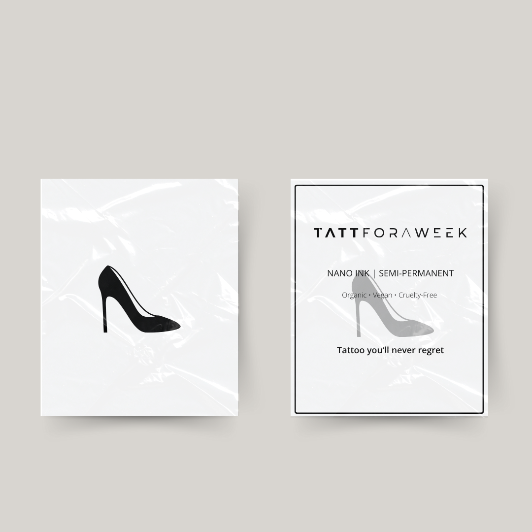 Tymczasowy tatuaż na pięcie