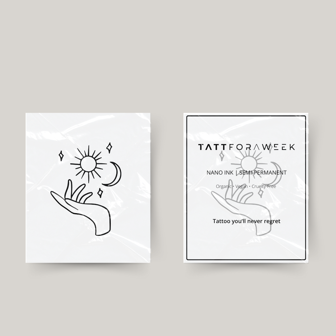 Tymczasowy tatuaż w równowadze