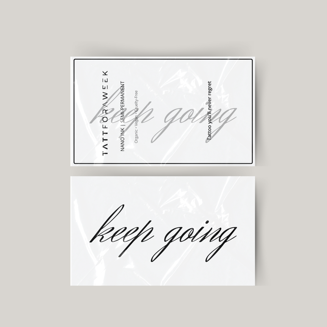 Tymczasowy tatuaż kontynuuj