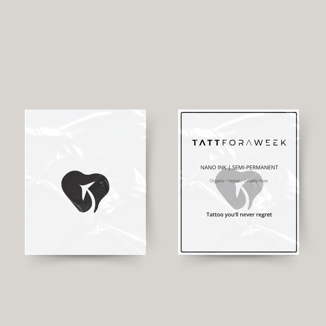 Tymczasowy tatuaż love to fly