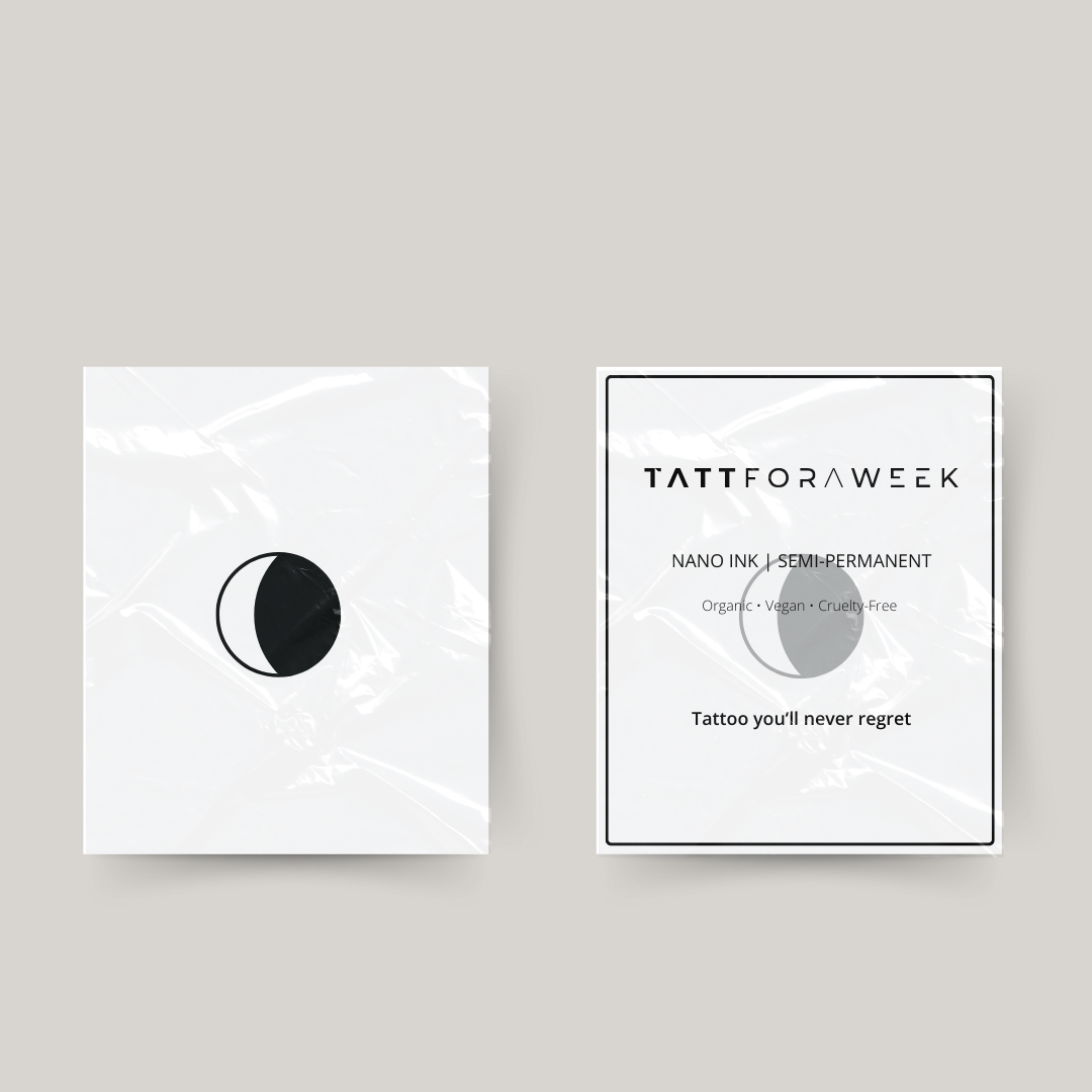 Tymczasowy tatuaż fazy księżyca IIII