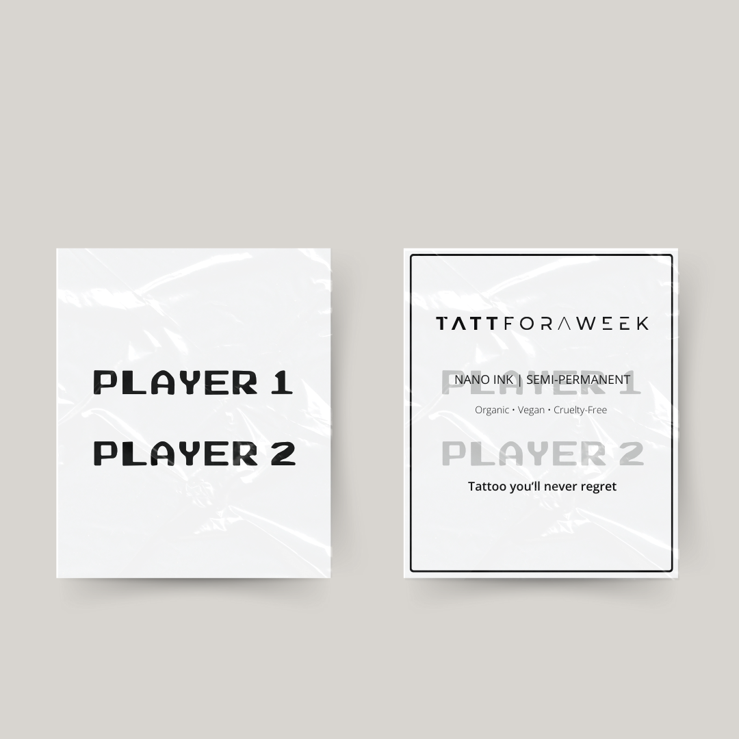 Tymczasowy tatuaż do dopasowywania dla graczy