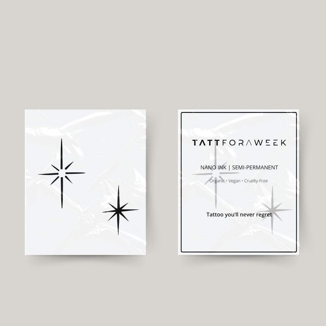 Tymczasowy tatuaż do dopasowania z brokatem