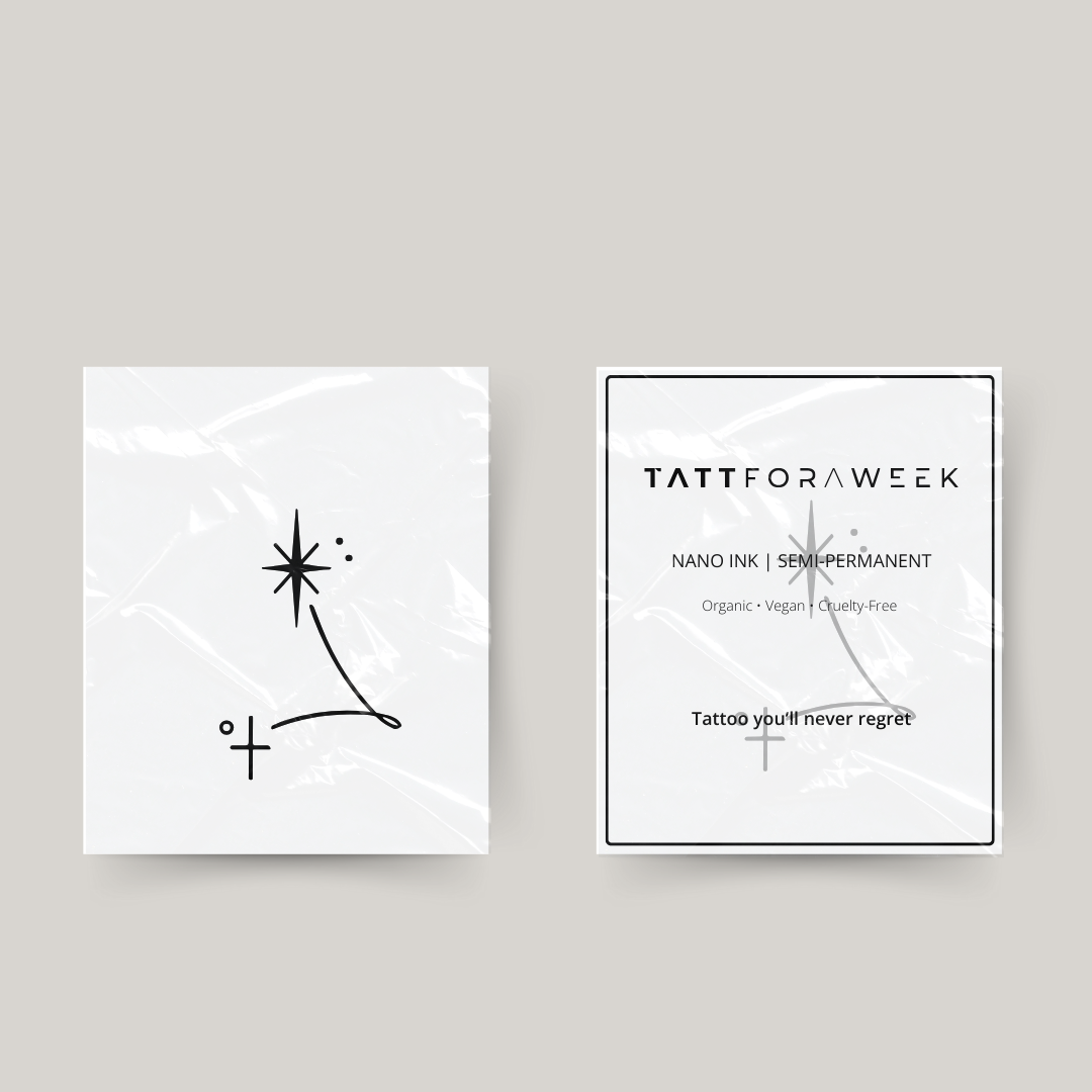 Tymczasowy tatuaż ryby gwiazdy