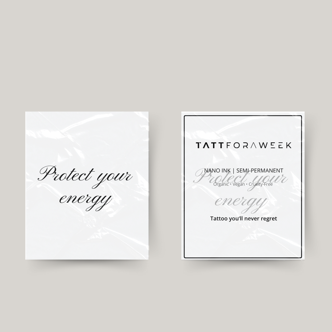 Tymczasowy tatuaż chroni Twoją energię