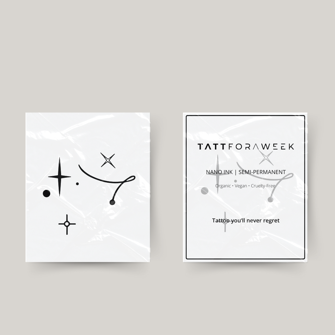 Tymczasowy tatuaż strzelec gwiazdy