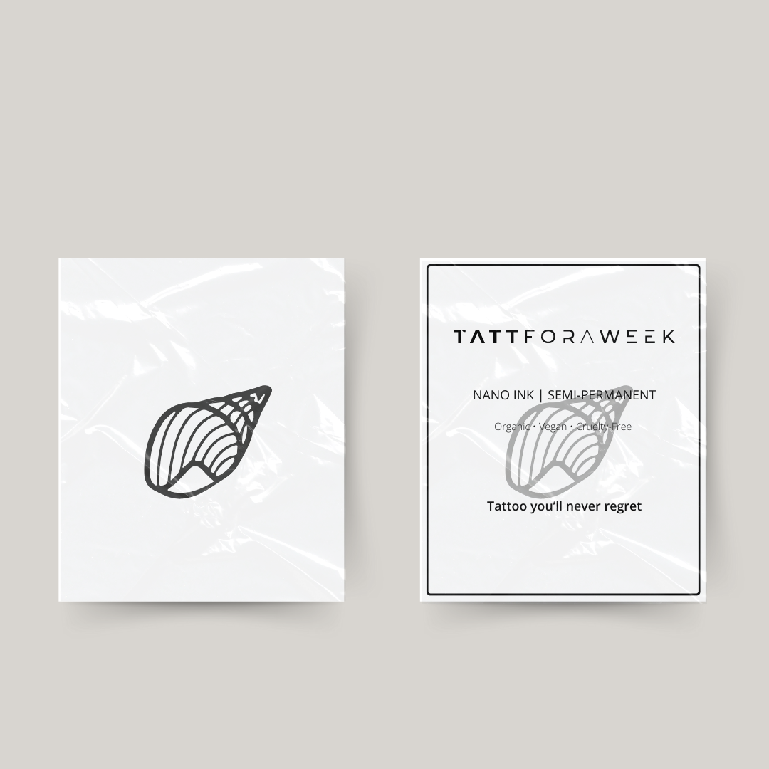 Tymczasowy tatuaż muszelka