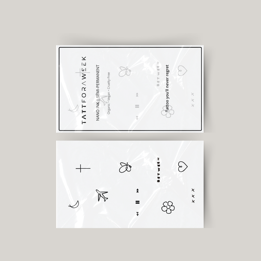 Tymczasowy zestaw tatuaży ciesz się życiem