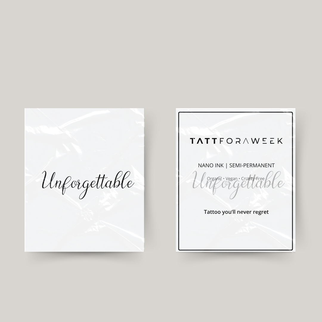 Tymczasowy tatuaż niezapomniany