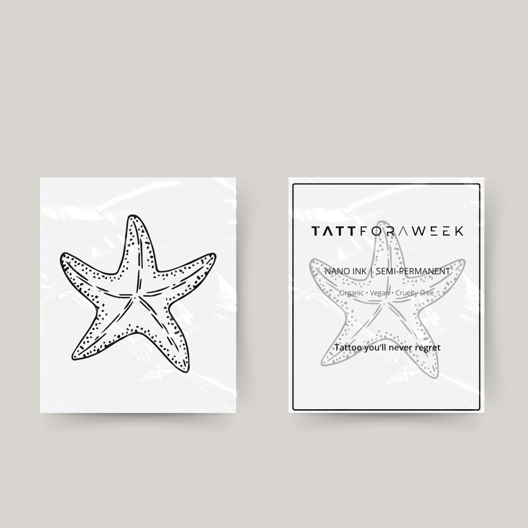 Tymczasowy tatuaż rozgwiazda