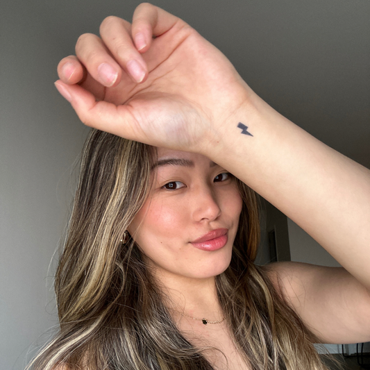 Tymczasowa błyskawica tatuażowa