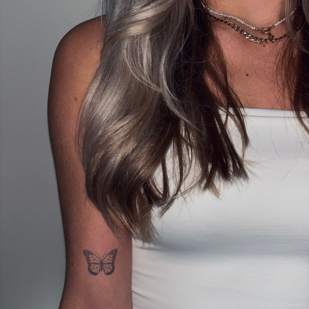 Tymczasowy tatuaż motyla