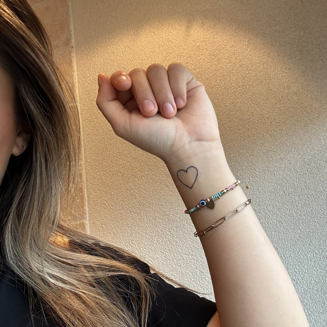 Tymczasowy tatuaż serca