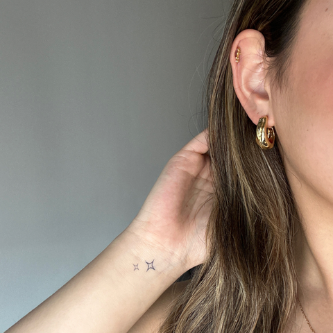 Tymczasowy blask tatuażu