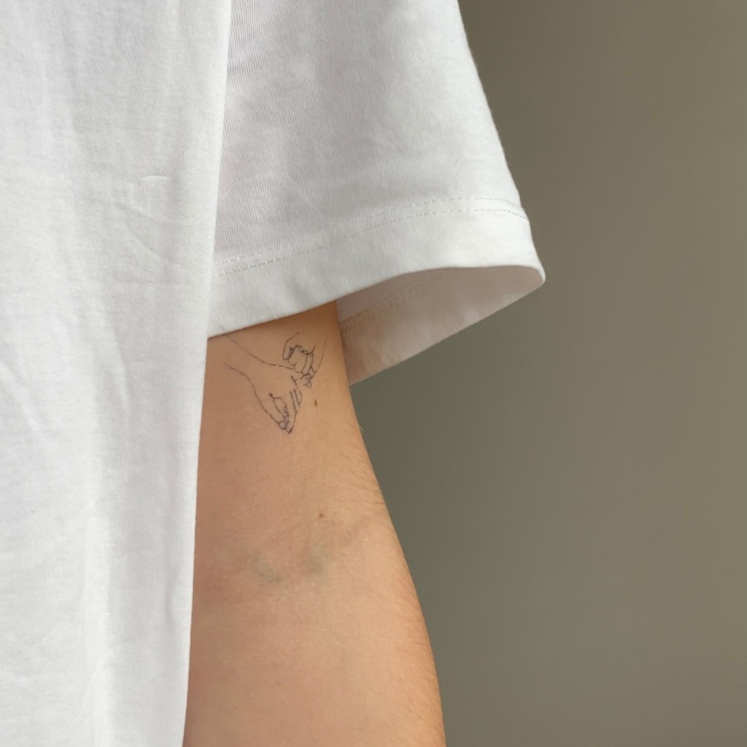 Tymczasowa obietnica tatuażu Pinky