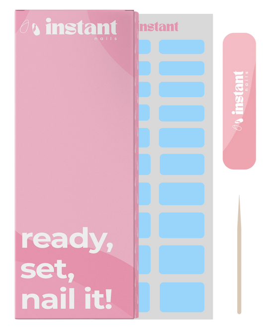 Naklejki na paznokcie baby blue