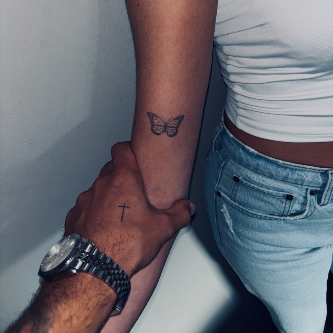 Tymczasowy tatuaż motyla