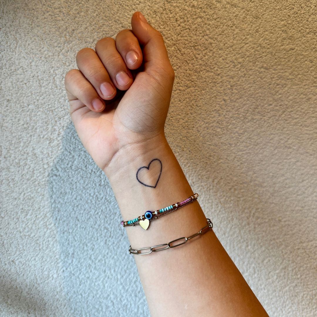 Tymczasowy tatuaż serca