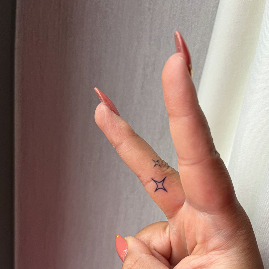 Tymczasowy blask tatuażu