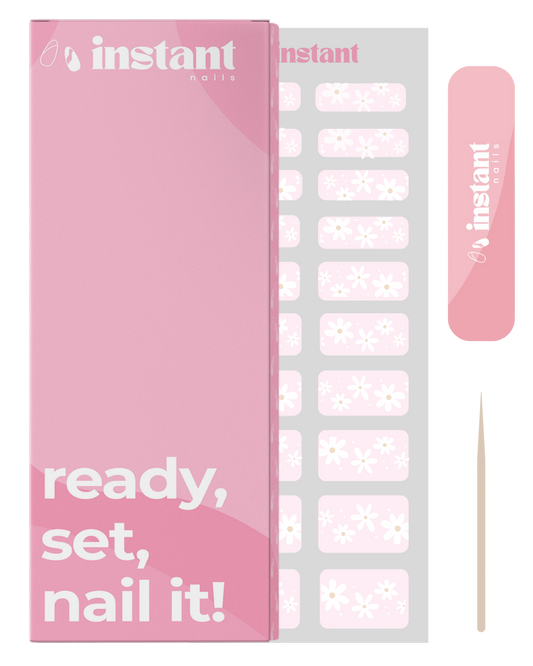 Naklejki na paznokcie flower power