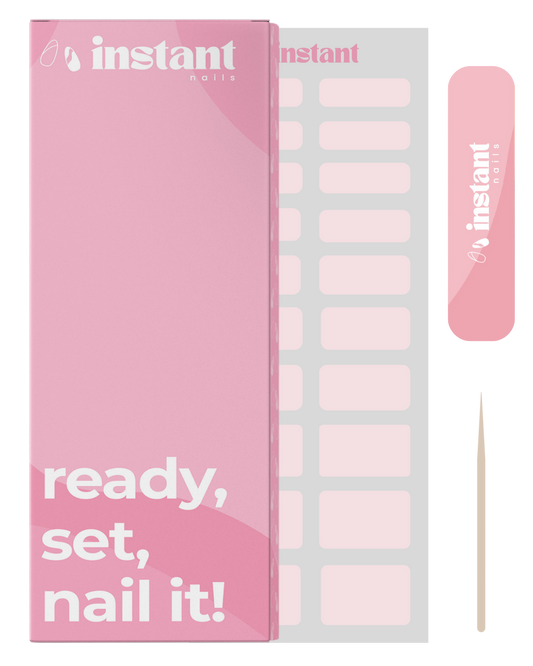 Naklejki na paznokcie ładny różowy