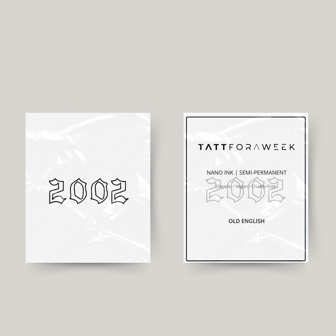 Tijdelijke tattoo 2002