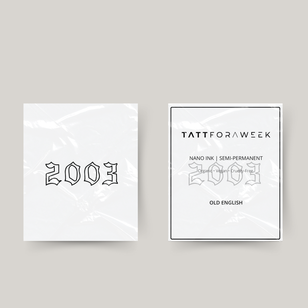 Tymczasowy tatuaż 2003