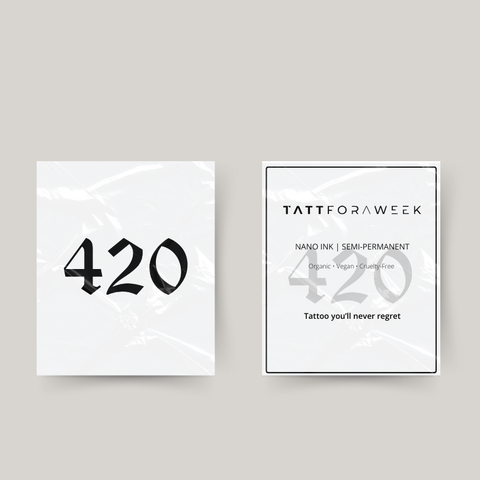 Tymczasowy tatuaż 420