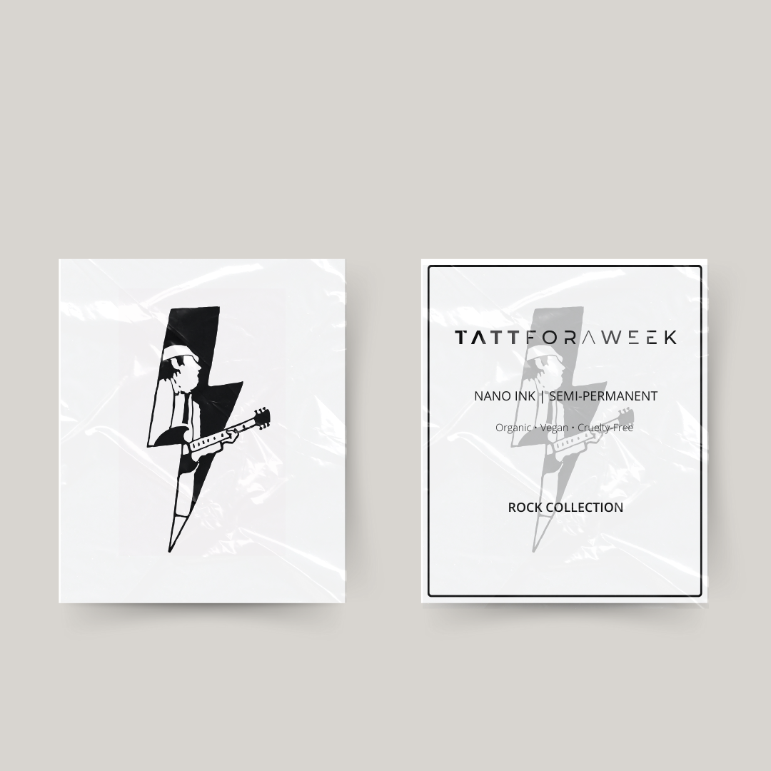 Tymczasowy tatuaż ACDC Angus Young