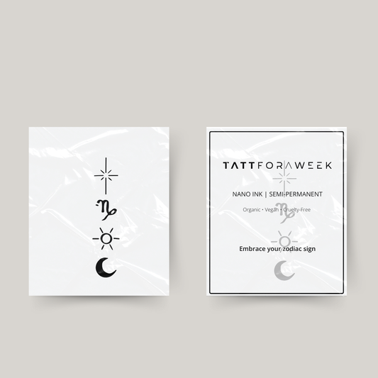 Tijdelijke tattoo Capricorn universum