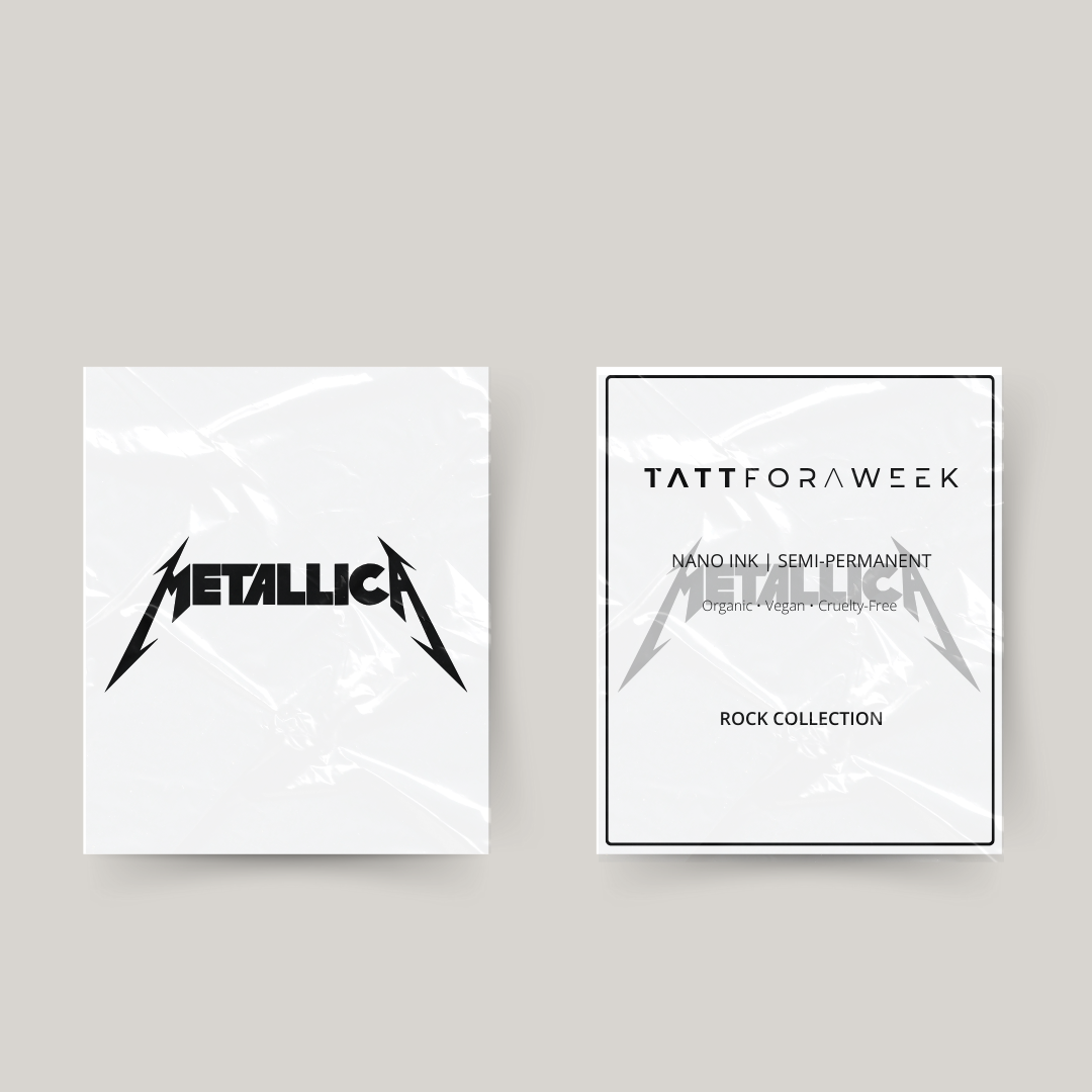 Tymczasowy tatuaż Metallica