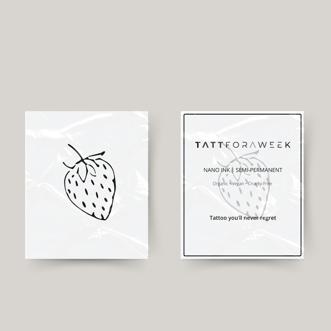 Tymczasowy tatuaż truskawka