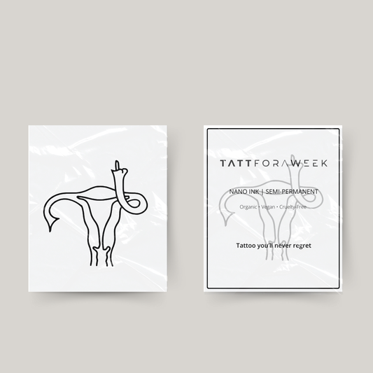 Tijdelijke tattoo baarmoeder