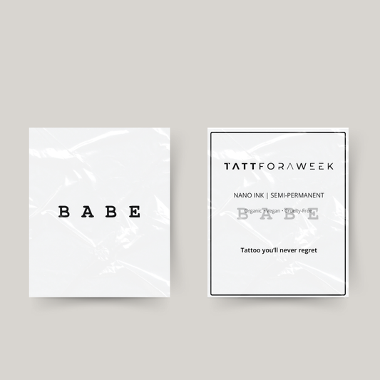 Tymczasowy tatuaż babe