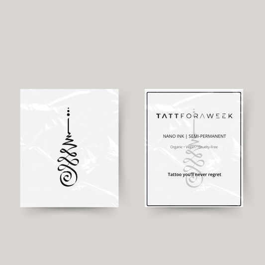 Tymczasowy tatuaż symbol buddyzmu