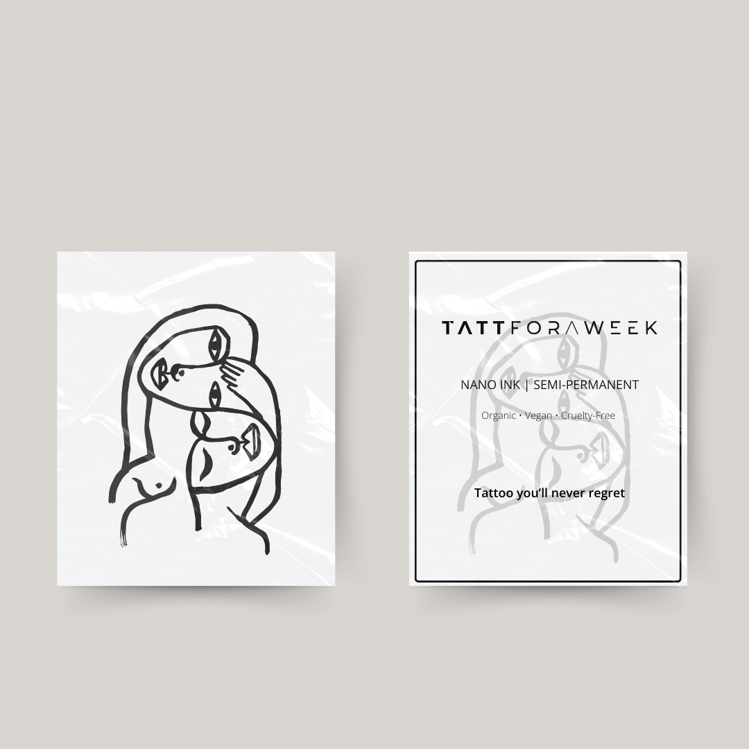 Tijdelijke tattoo mixed feelings