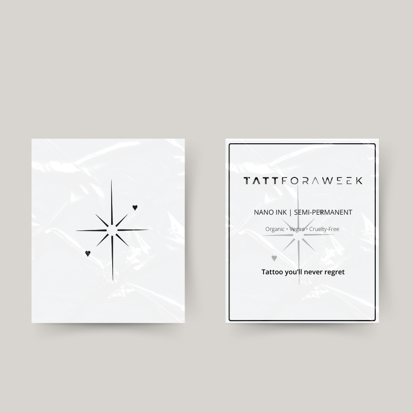 Tymczasowy tatuaż gwiazda polarna