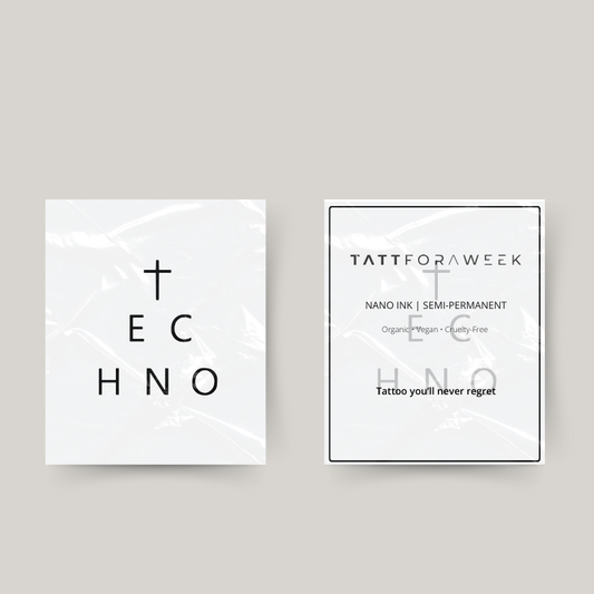 Tymczasowy tatuaż techno