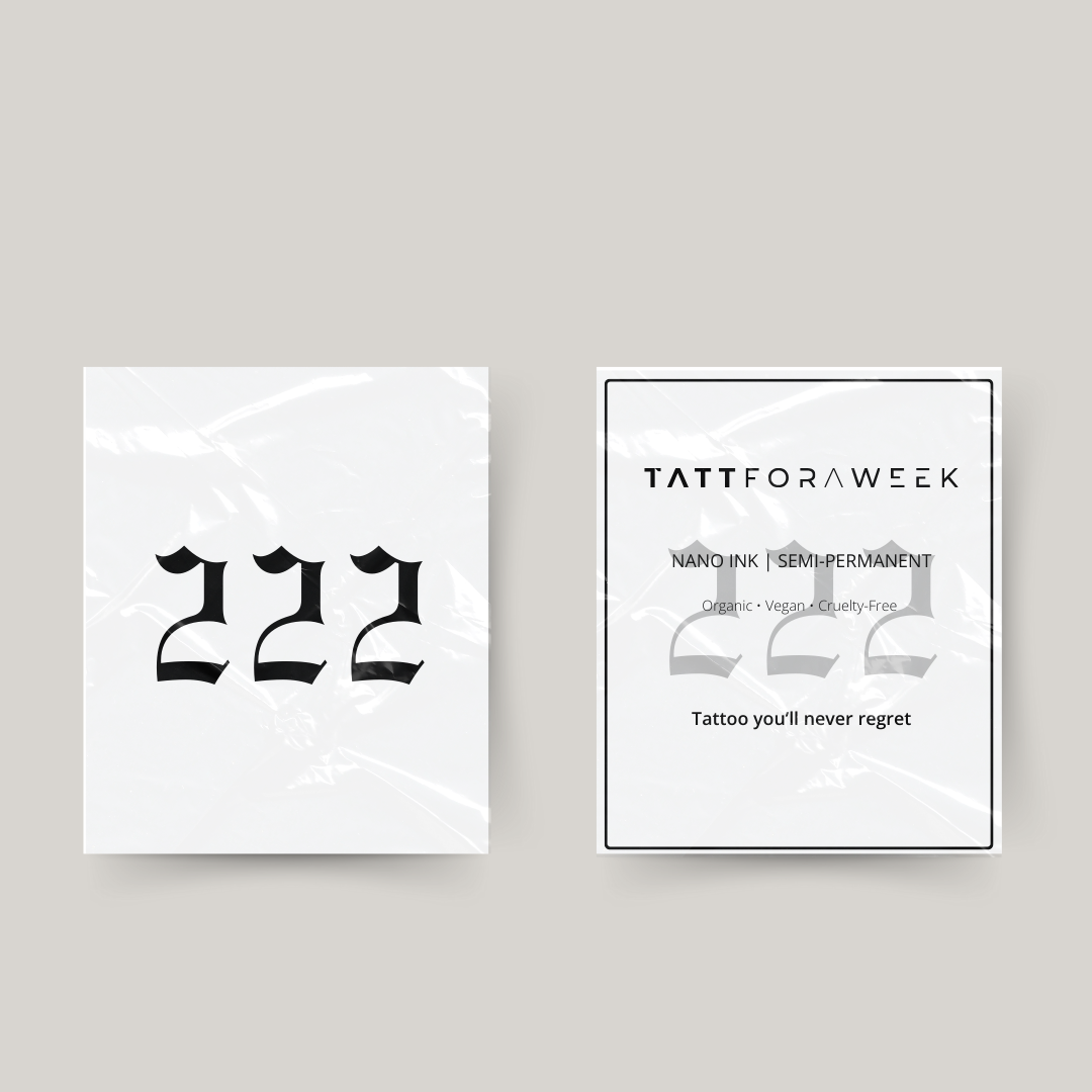 Tymczasowy tatuaż 222