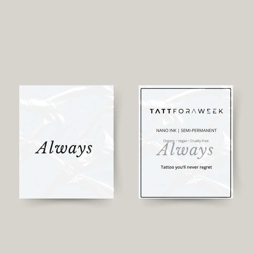 Tymczasowy tatuaż zawsze