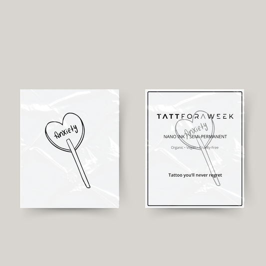 Tymczasowy tatuaż lękowy